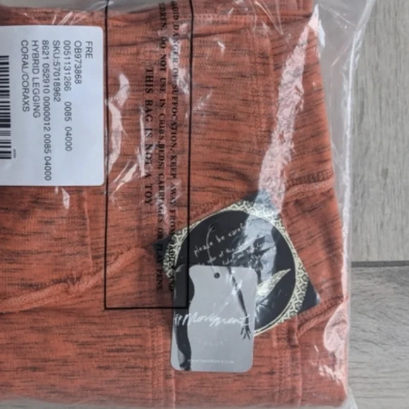 NWT FP MOVEMENT Free People High-Rise Leggings Coral Haze - Picture 2 of 7